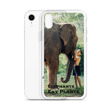 Load image into Gallery viewer, Elephants Eat Plants iPhone Case