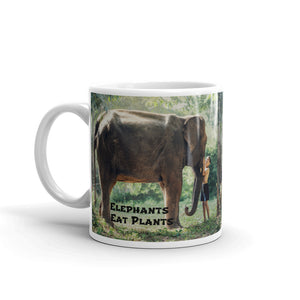 Elephants Eat Plants Mug