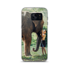 Load image into Gallery viewer, Elephant with Boy Samsung Phone Case