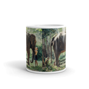 Elephants Eat Plants Mug