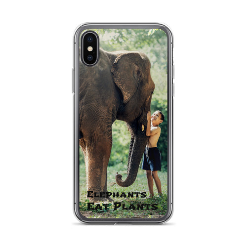 Elephants Eat Plants iPhone Case