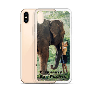 Elephants Eat Plants iPhone Case