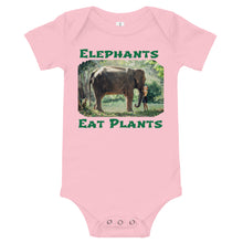 Load image into Gallery viewer, Elephants Eat Plants T-Shirt Onesie