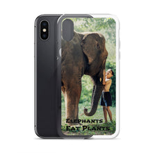 Load image into Gallery viewer, Elephants Eat Plants iPhone Case