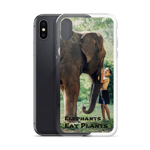 Elephants Eat Plants iPhone Case