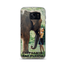 Load image into Gallery viewer, Elephants Eat Plants Samsung Case