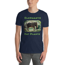 Load image into Gallery viewer, Elephants Eat Plants T-shirt for Men and Women