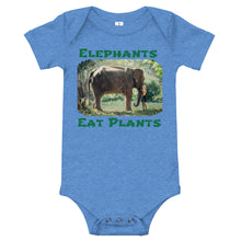 Load image into Gallery viewer, Elephants Eat Plants T-Shirt Onesie