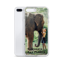 Load image into Gallery viewer, Elephants Eat Plants iPhone Case