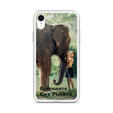 Load image into Gallery viewer, Elephants Eat Plants iPhone Case