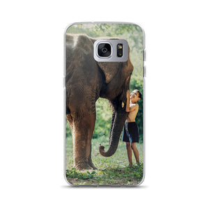 Elephant with Boy Samsung Phone Case