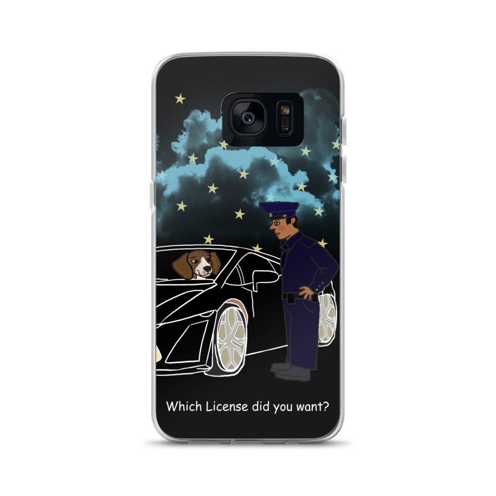 Sports Car with Beagle Samsung Case