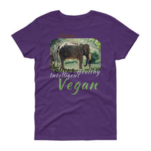 Load image into Gallery viewer, Inspiring Elephant Vegan T-shirt for Women