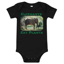 Load image into Gallery viewer, Elephants Eat Plants T-Shirt Onesie