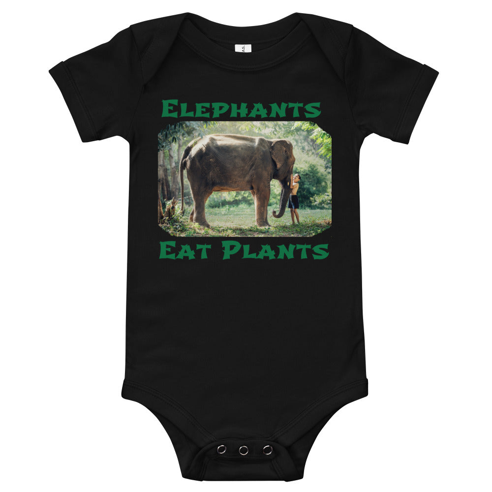 Elephants Eat Plants T-Shirt Onesie