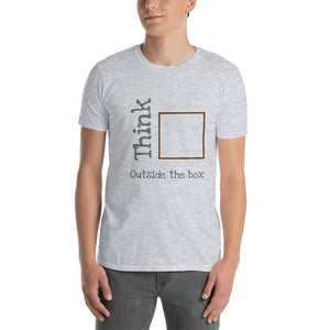 "Think Outside the Box" T-Shirt for MEN and WOMEN