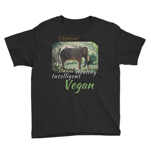 Inspiring Elephant Vegan T-shirt for Children