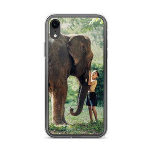 Elephant and Boy iPhone Case