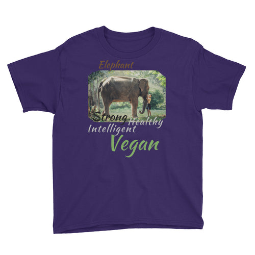 Inspiring Elephant Vegan T-shirt for Children