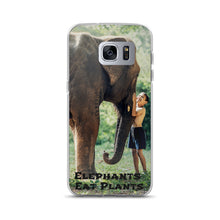 Load image into Gallery viewer, Elephants Eat Plants Samsung Case