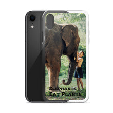 Load image into Gallery viewer, Elephants Eat Plants iPhone Case